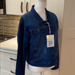 Wax Jean denim jacket. NWT.   Large
